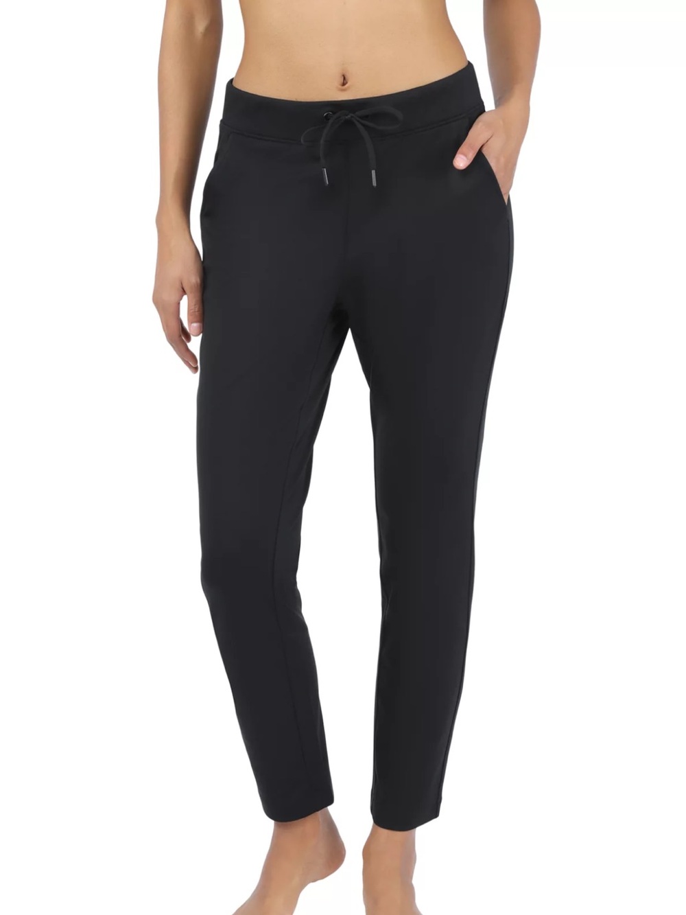 Yogalicious Lux Avenue Black Straight Leg Pants Medium